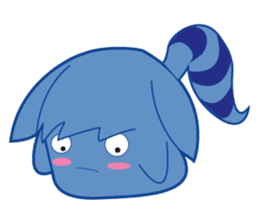 Jubi the Blue Mammal sticker #4998306