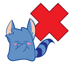 Jubi the Blue Mammal sticker #4998307