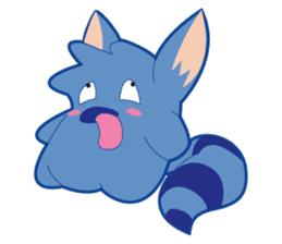 Jubi the Blue Mammal sticker #4998309