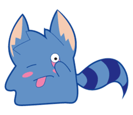 Jubi the Blue Mammal sticker #4998310