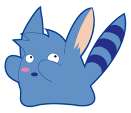 Jubi the Blue Mammal sticker #4998311