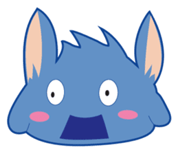 Jubi the Blue Mammal sticker #4998313