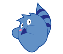 Jubi the Blue Mammal sticker #4998314