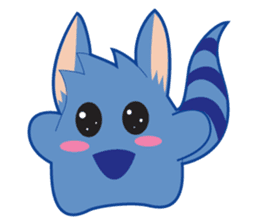 Jubi the Blue Mammal sticker #4998315