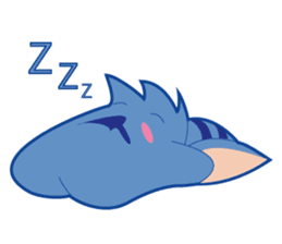 Jubi the Blue Mammal sticker #4998317