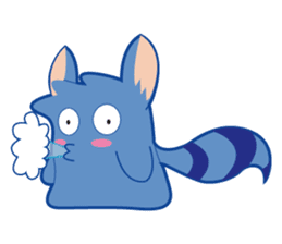 Jubi the Blue Mammal sticker #4998319
