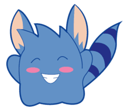 Jubi the Blue Mammal sticker #4998323