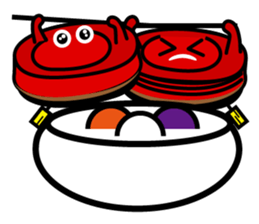 Red beans mud ( life articles ) sticker #4998431