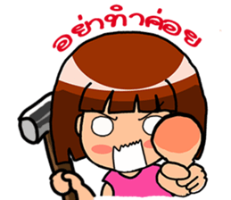 Happy Thai E-San by Viccvoon sticker #4998835