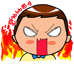 Happy Thai E-San by Viccvoon sticker #4998844