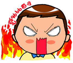 Happy Thai E-San by Viccvoon sticker #4998844