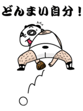 Old guy of the Clumsy panda face2 sticker #4999222