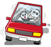 Old guy of the Clumsy panda face2 sticker #4999227