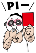 Old guy of the Clumsy panda face2 sticker #4999233