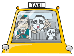 Old guy of the Clumsy panda face2 sticker #4999241