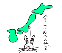 Osaka cute? Rabbit sticker #4999432