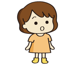Cheerful girl Ms.Charlotte sticker #5000227