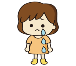 Cheerful girl Ms.Charlotte sticker #5000242