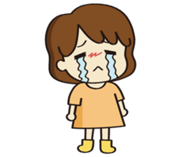 Cheerful girl Ms.Charlotte sticker #5000243