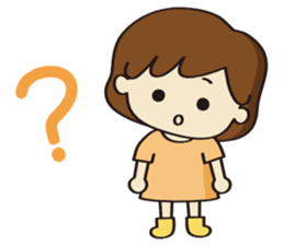 Cheerful girl Ms.Charlotte sticker #5000247