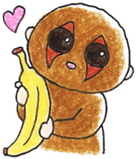 Own pace of slow loris sticker #5000332