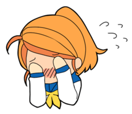 Superhigh tension girl sticker #5000354