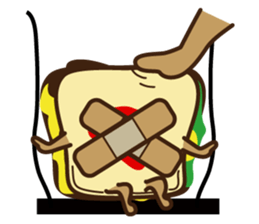 Genki full point - bread family sticker #5000543