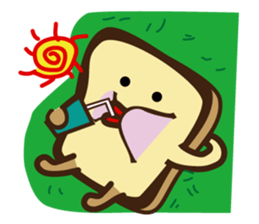 Genki full point - bread family sticker #5000552