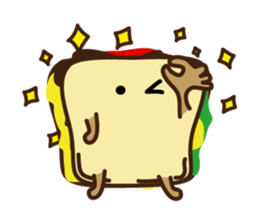 Genki full point - bread family sticker #5000556