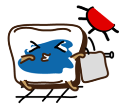 Genki full point - bread family sticker #5000557