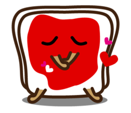 Genki full point - bread family sticker #5000561