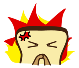 Genki full point - bread family sticker #5000566