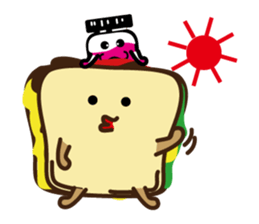 Genki full point - bread family sticker #5000572