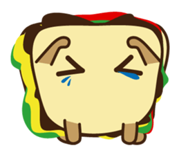 Genki full point - bread family sticker #5000575