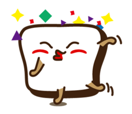 Genki full point - bread family sticker #5000578