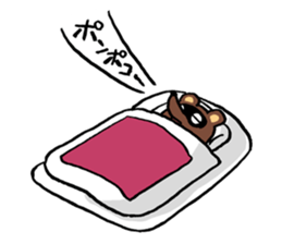 Raccoon dog PONPOKO sticker #5000998