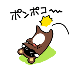 Raccoon dog PONPOKO sticker #5001000