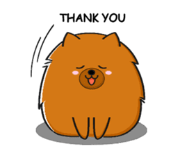 Naughty Pomeranian sticker #5001073