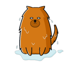Naughty Pomeranian sticker #5001079