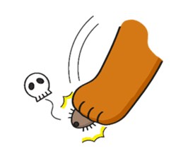 Naughty Pomeranian sticker #5001094