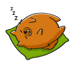 Naughty Pomeranian sticker #5001100