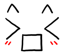 Comic expression sticker #5001209