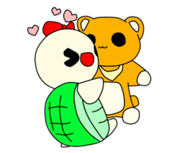 Kkomi and daongyi sticker #5001307