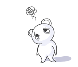 I'm tired in my heart sticker #5001480