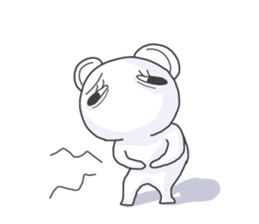 I'm tired in my heart sticker #5001491