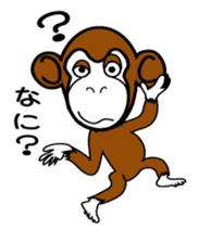 funky monkey Masaru sticker #5001823