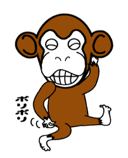 funky monkey Masaru sticker #5001828
