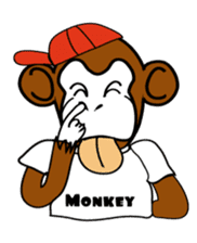 funky monkey Masaru sticker #5001838