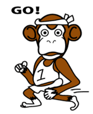 funky monkey Masaru sticker #5001839