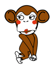 funky monkey Masaru sticker #5001841